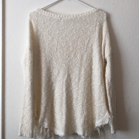 En Creme Knit Sweatshirt - Picture 2 of 2